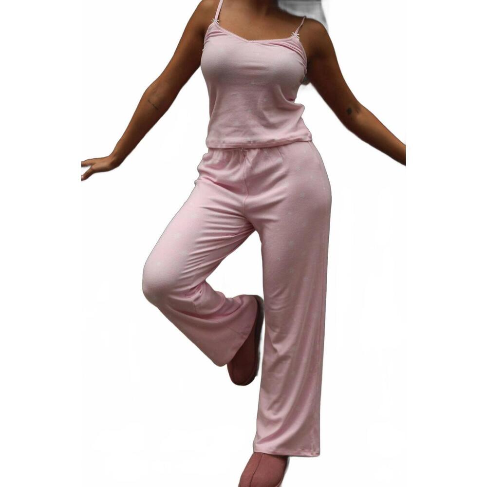 NEW THE HAPPY CAMP3R snow angel olivia tank in pink